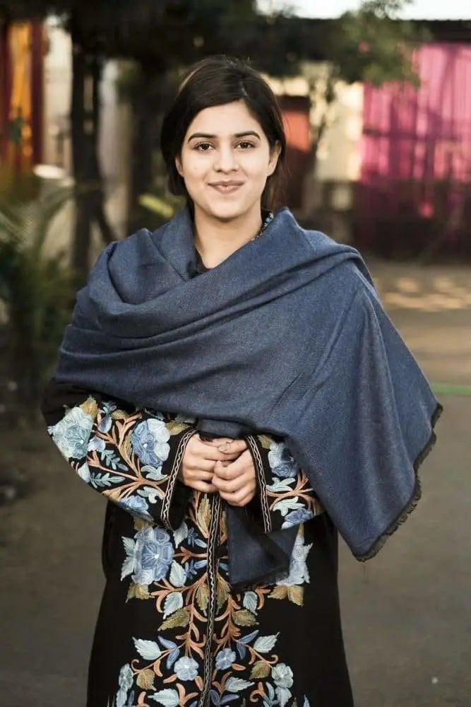 Solid Kashmiri Pashmina Wraps stoles