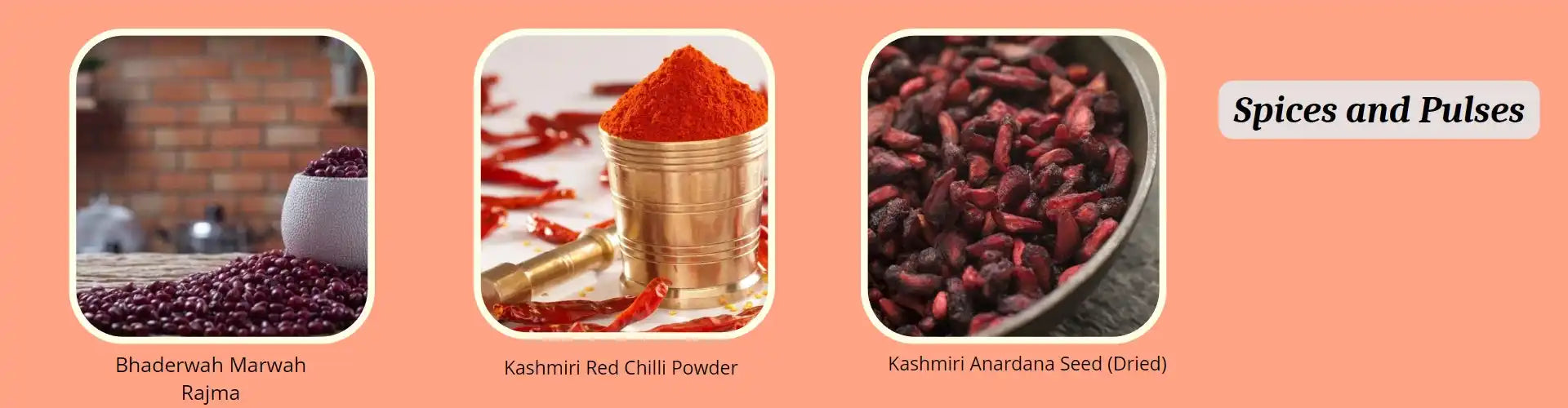 An assortment of spices and pulses.