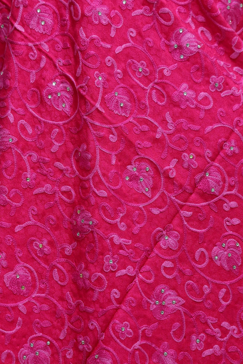 Carrot Colour Wrap With All Over jaal And Touch