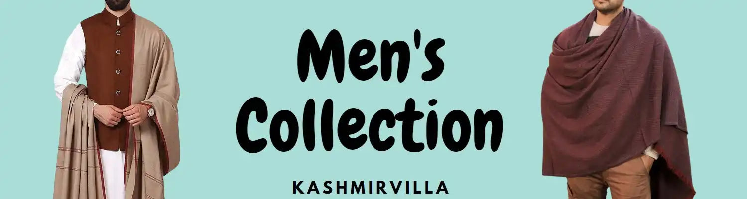 Men’s traditional winter wear, including shawls and vests