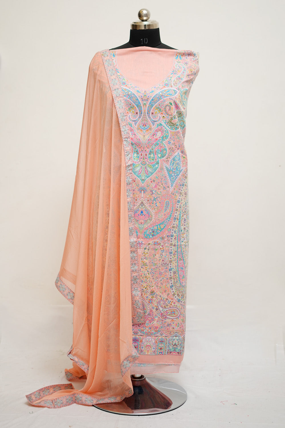 Pastel Colour Cotton Pakistani Style Printed Unstitched