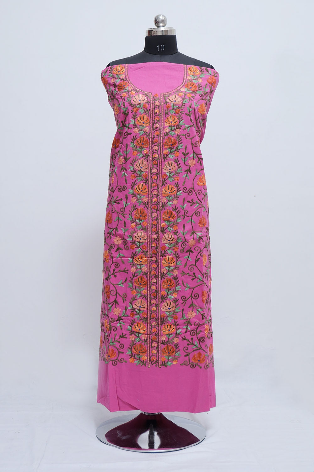 Purple Color Designer Aari Work Sherwani With Running Jaal