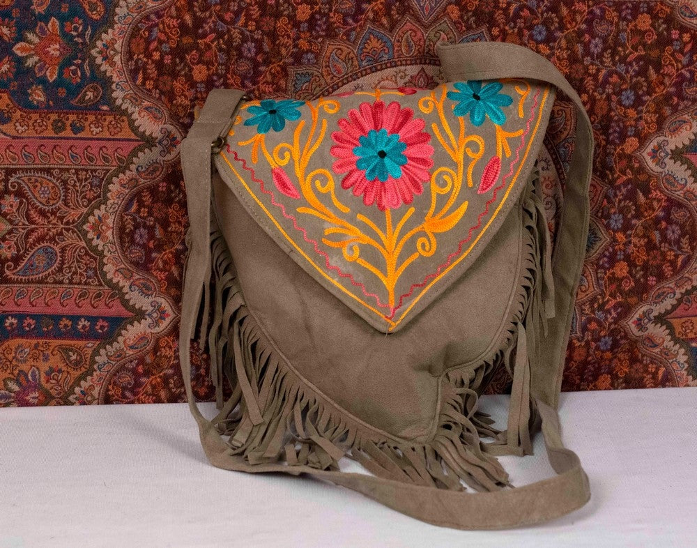 Suede sling bag online