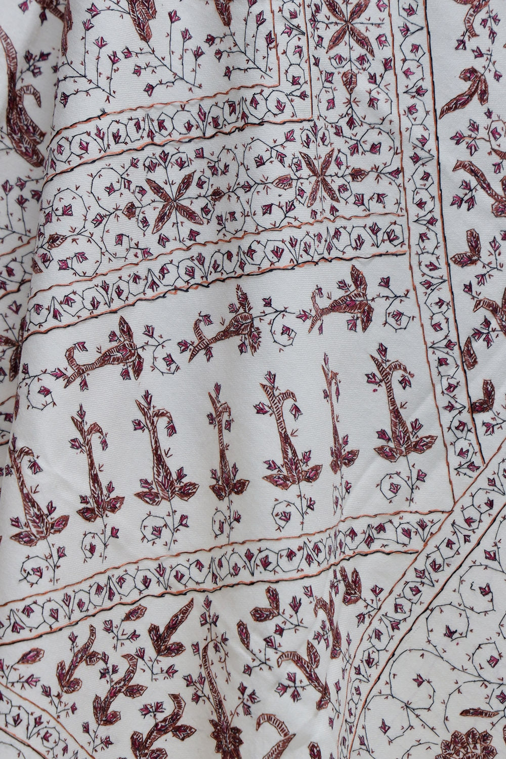 Off White Colour Base With Attractive Sozni Embroidery