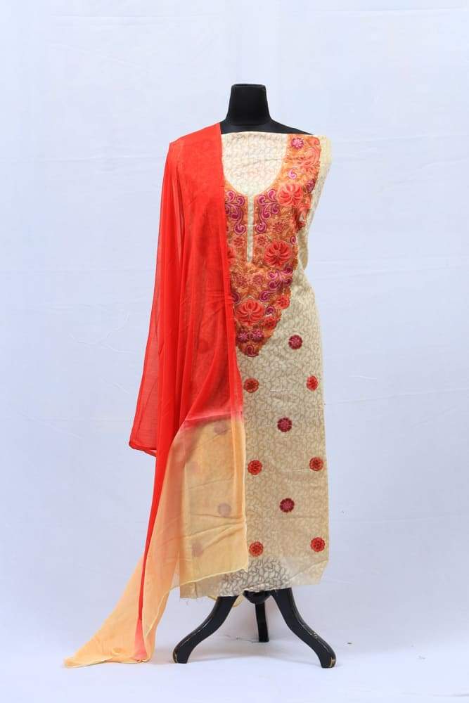 An Amazing Colour Contrast With Pastel And Red Salwar