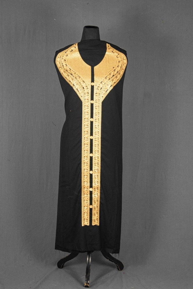 Black Colour Kashmiri Tilla Aari Work Salwar Kameez