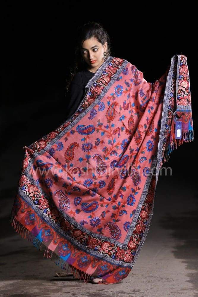 Blush Pink New Look With High Quality Printed Aari Work