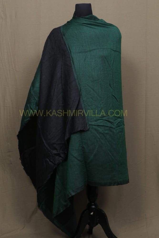 BottleGreen Colour Reversible Pashmina Shawl.