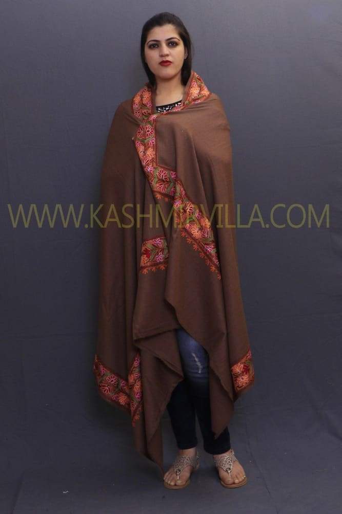 Brown Colour Base With Four Sided Multicoloured Running