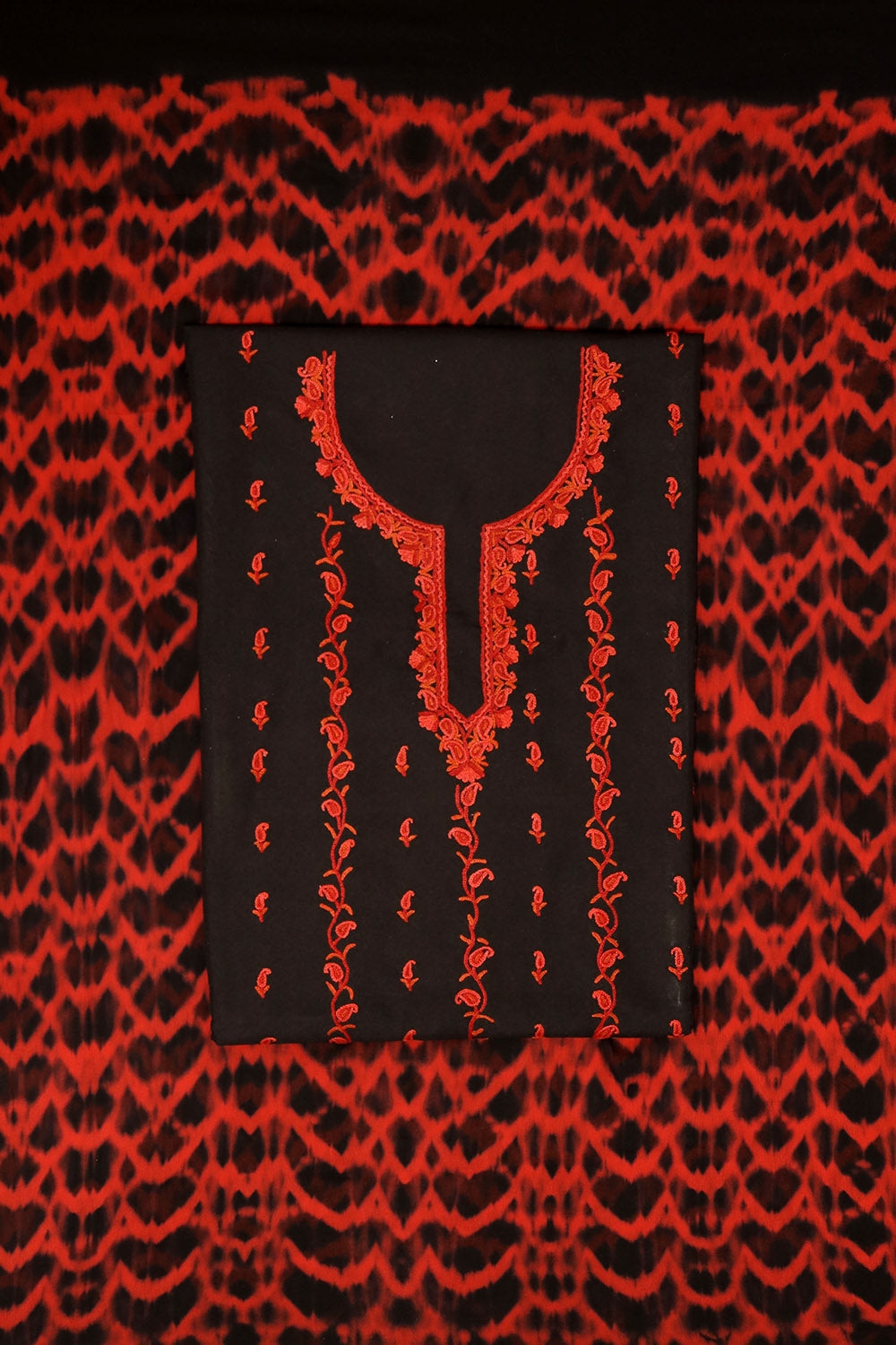 Exotic Charcoal Black Colour Cotton Suit With Beautiful