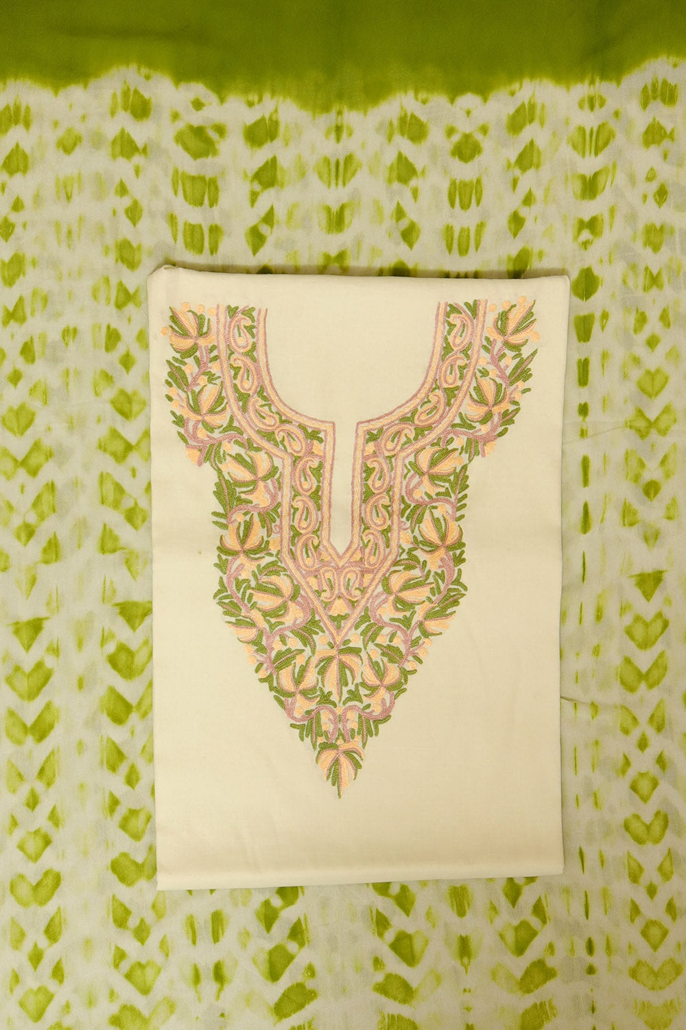 Exotic Pista Green Colour Cotton Suit With Beautiful