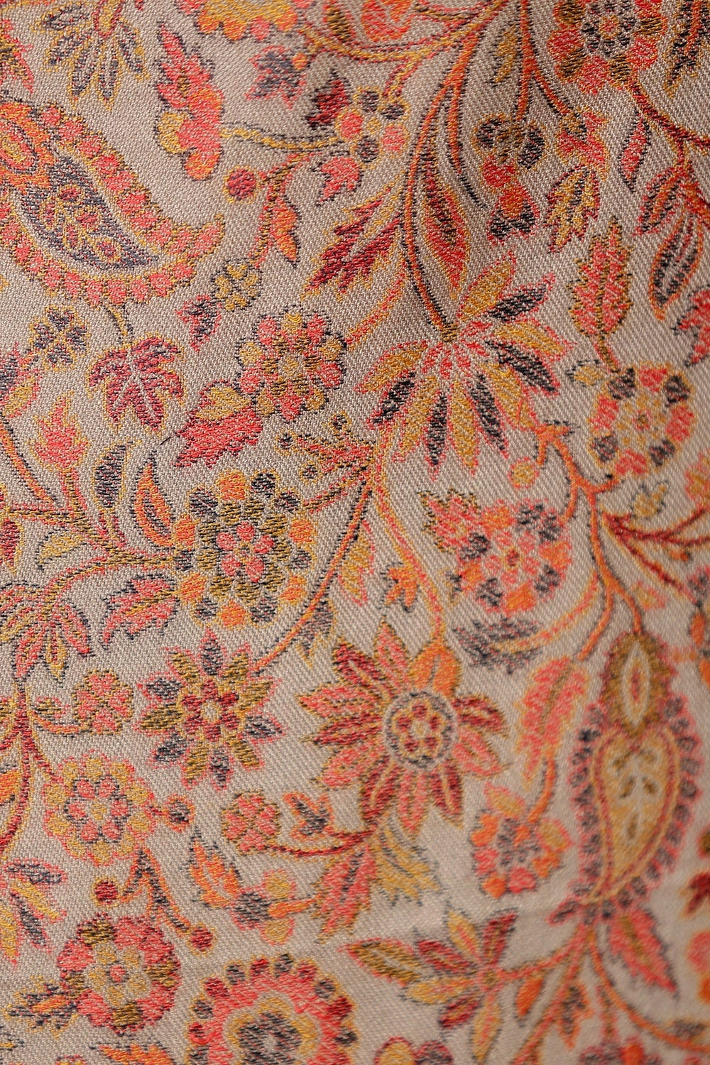 Graceful Beige Colour Designer Shawl With Beautifully