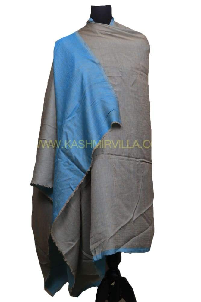 Gray Colour Reversible Pashmina Shawl.