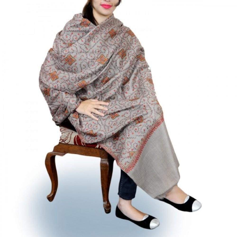 Grey Colour Amazing New Look With High Quality Pashmina