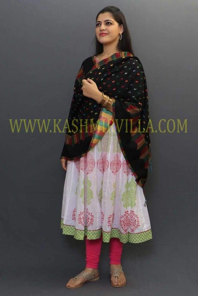 Multicolour Texture On Magical Black Base Looks Royal