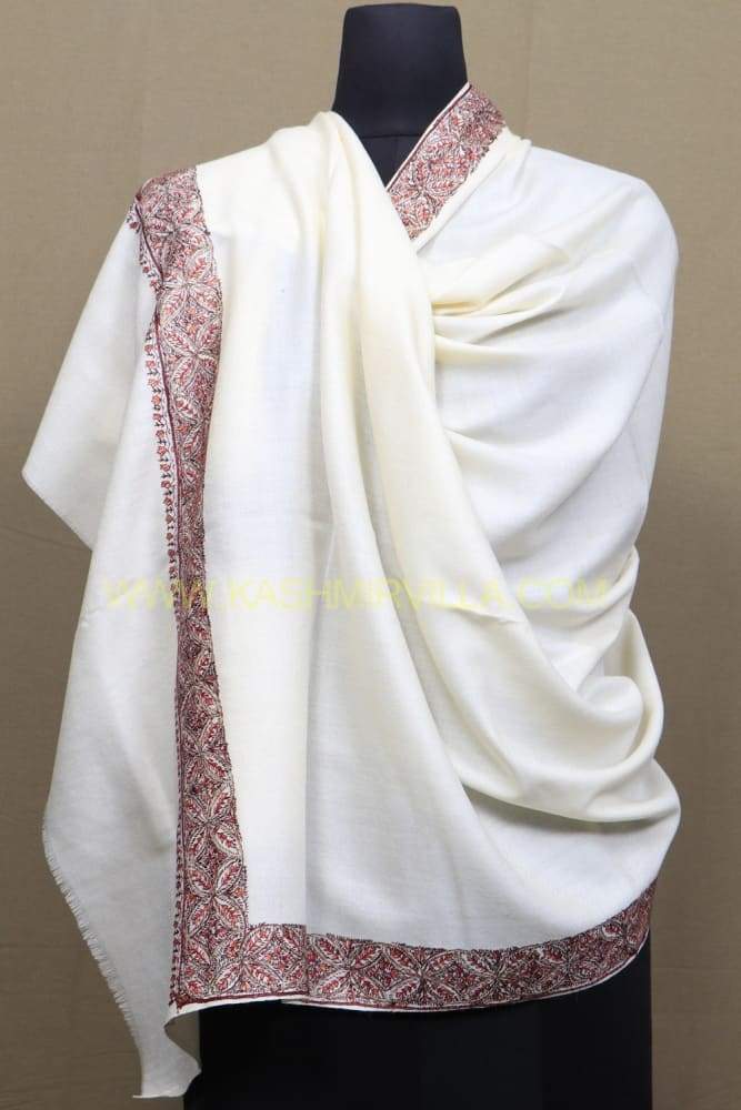 OffWhite Colour Base With Attractive Sozni Embroidery On