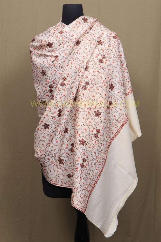 OffWhite Colour Base With Sozni AllOver Jaal Is A True