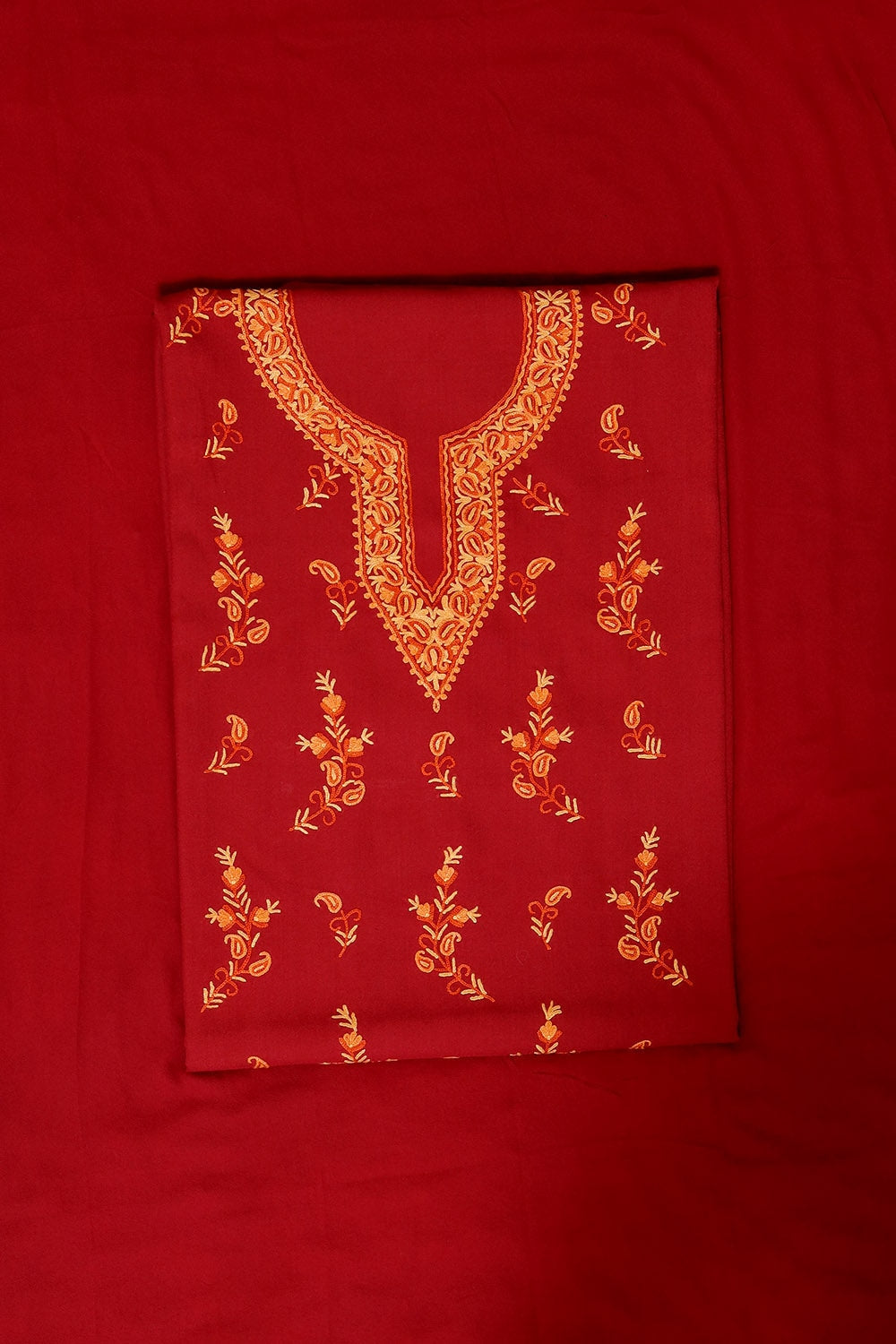 Passionate Maroon Colour Cotton Suit With Beautiful