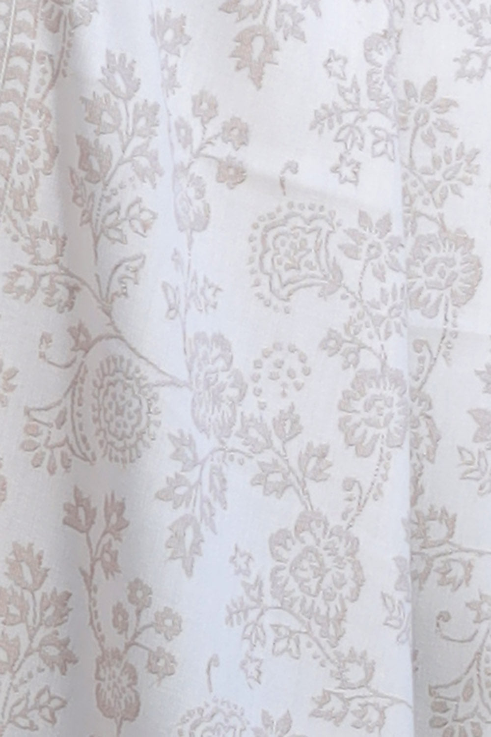 Pearl White COLOUR KANI SHAWL WORK DEFINES ROYAL