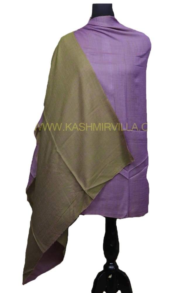 Purplish Colour Reversible Pashmina Shawl.
