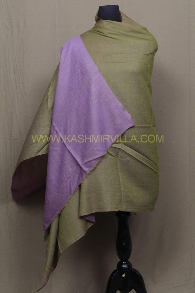 Purplish Colour Reversible Pashmina Shawl.