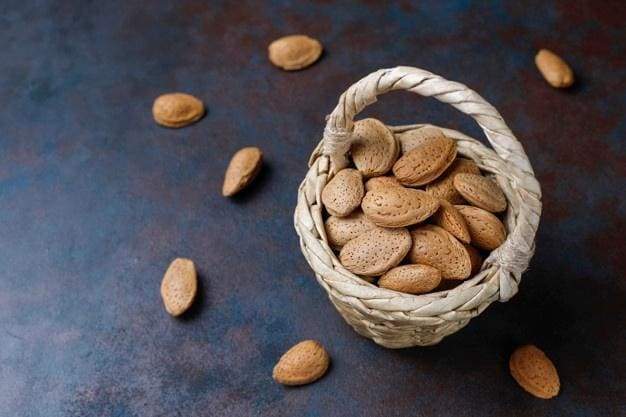 Super Fine Kashmiri Almonds With Shell Kagzi Badam at