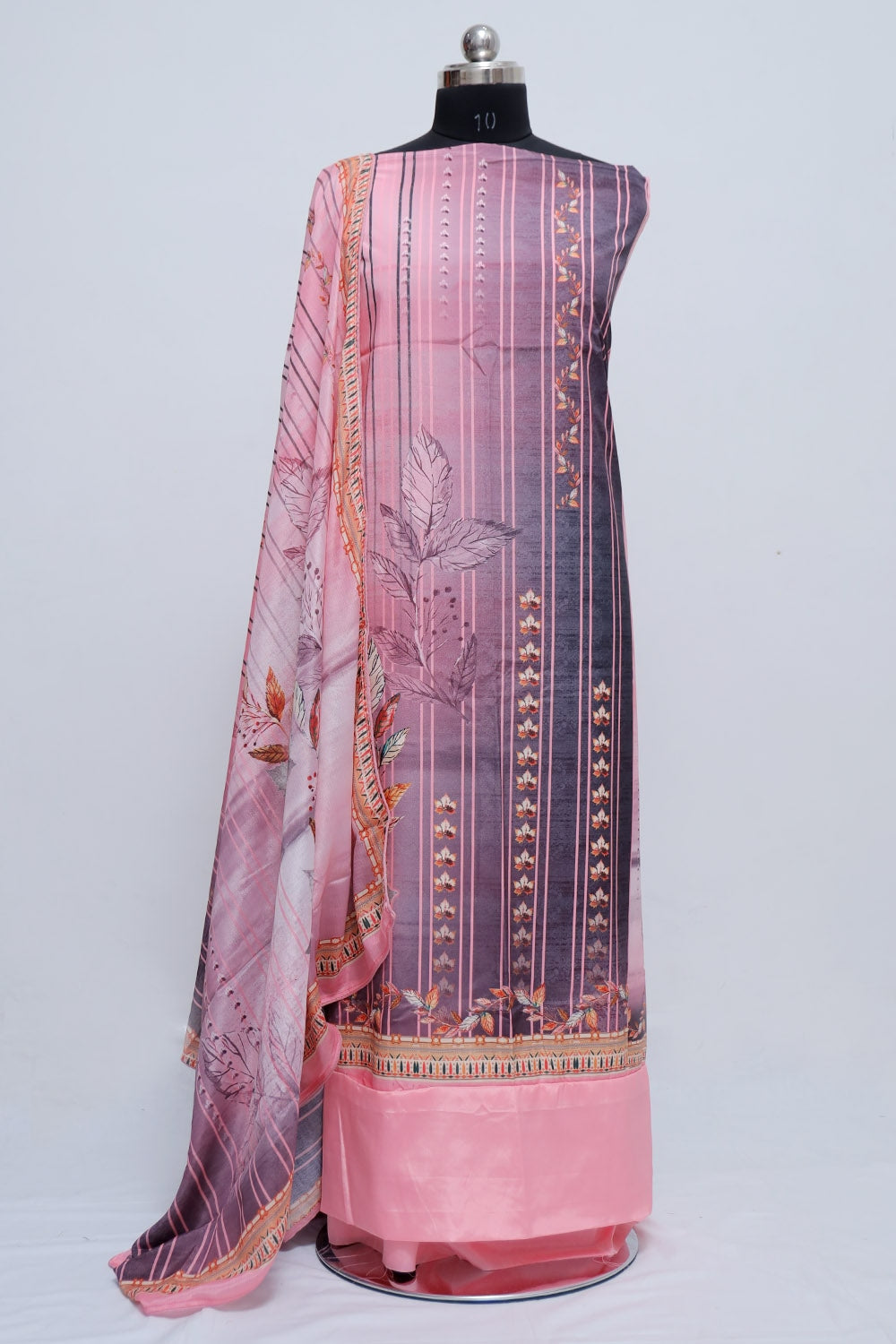 Charming Pink Colour Beautifully Printed Suit Known For Its