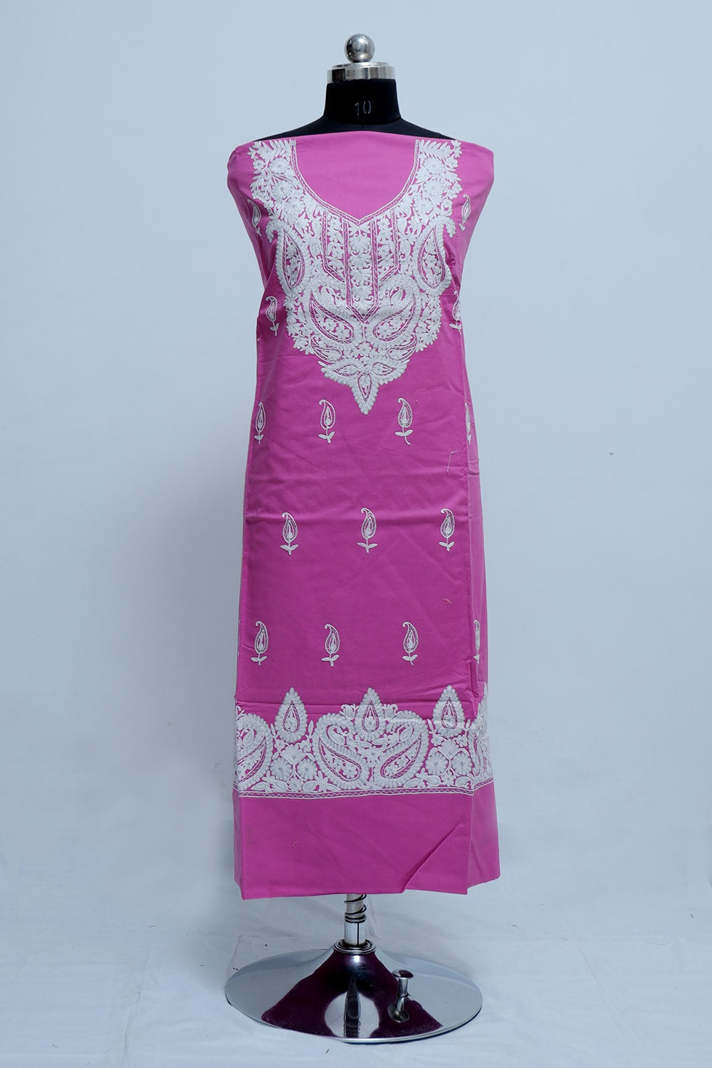 Orchid Purple Colour Kashmiri Aari Work Salwar Kameez