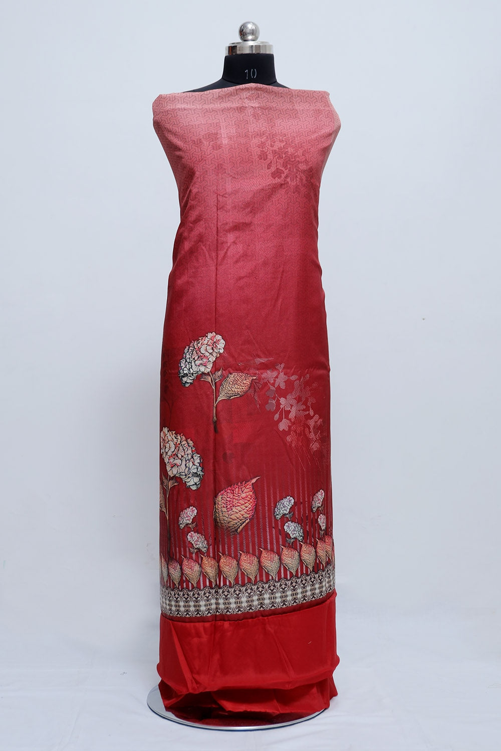 Traditional Burgundy Maroon Colour Beautifully Printed Suit