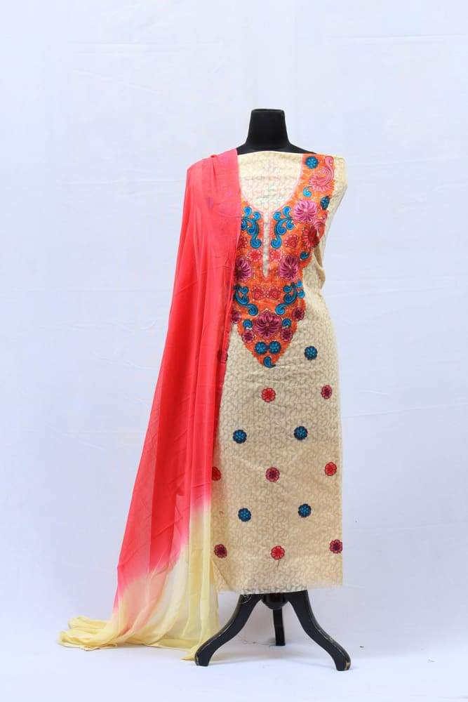 An Amazing Colour Contrast With Pastel And Pink Salwar