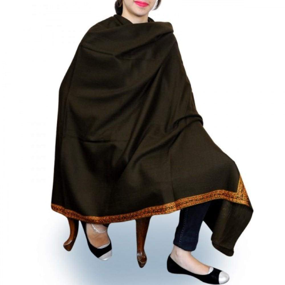 Amazing Green Colour New Look With High Quality Pashmina