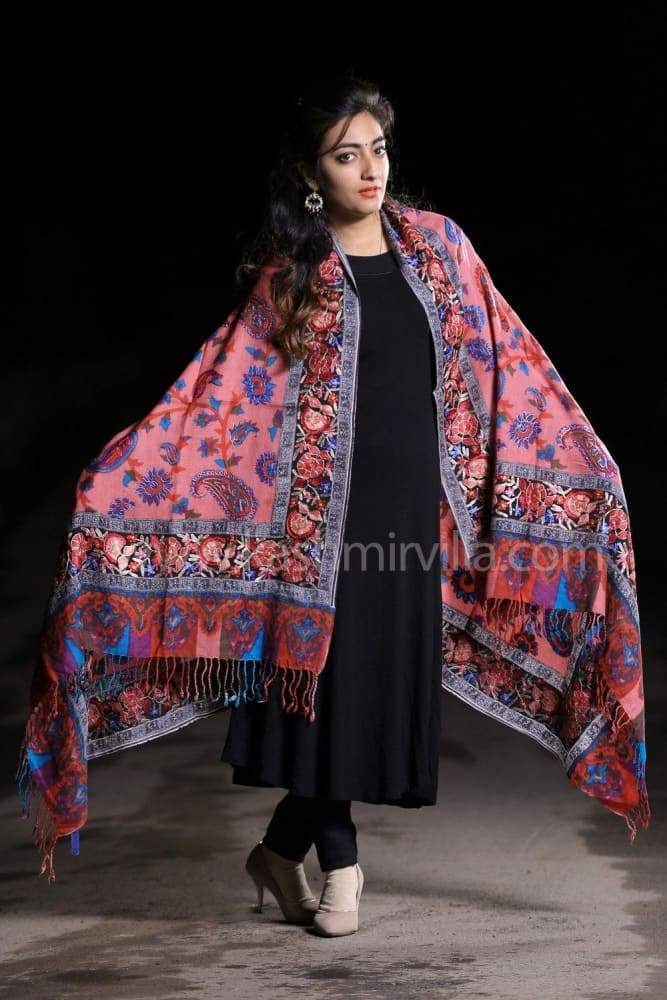 Blush Pink New Look With High Quality Printed Aari Work