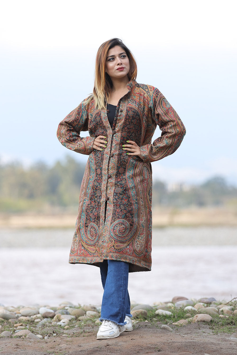Beautiful Long Kurti-jacket. | New designer dresses, Kurti designs party  wear, Cotton kurti designs