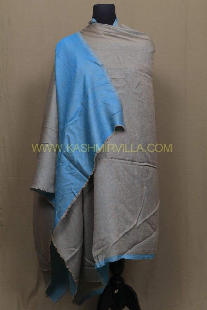 Gray Colour Reversible Pashmina Shawl.