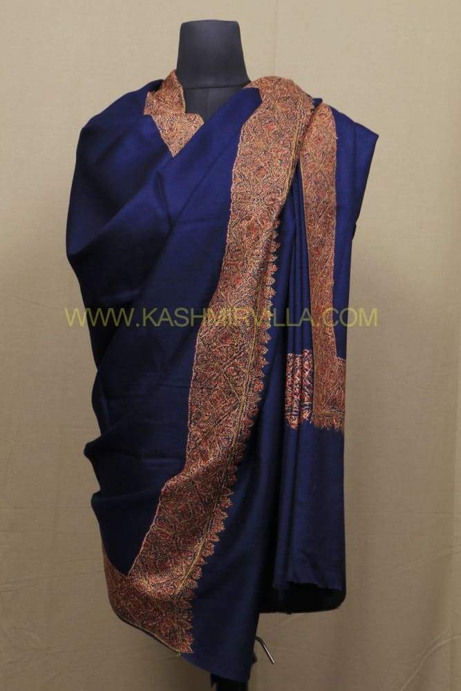 NavyBlue Colour Base With Attractive Sozni Embroidery On