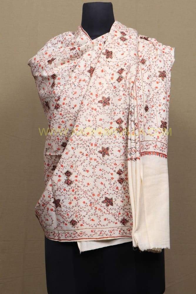 OffWhite Colour Base With Sozni AllOver Jaal Is A True