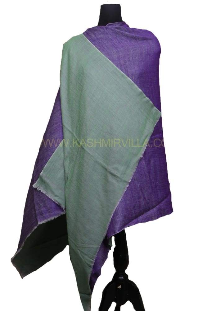 Purple Colour Reversible Pashmina Shawl.