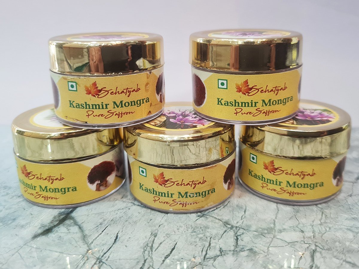 Sehatyab Mongra Kesar Kashmiri Saffron 1 Gm Pack